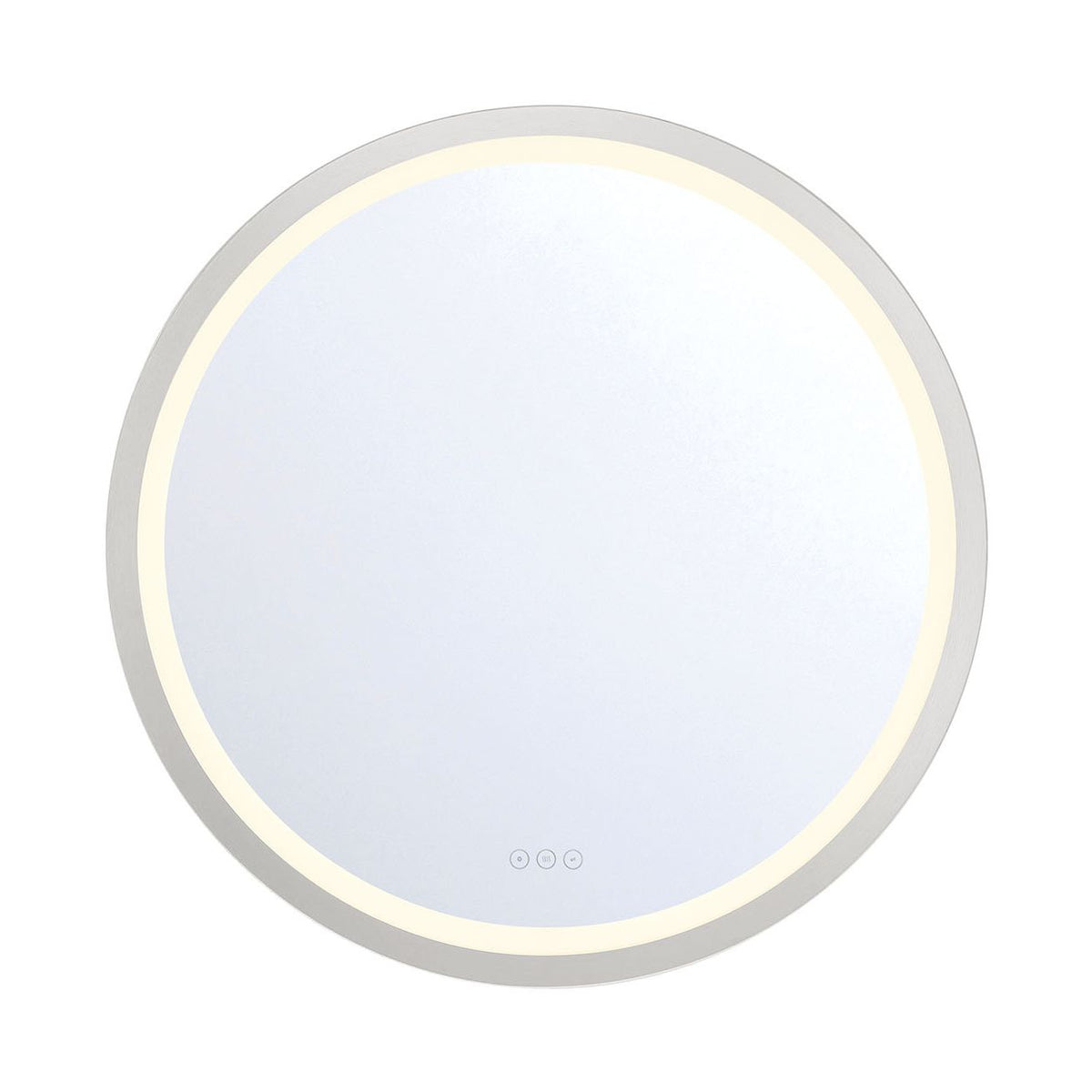Eurofase 48976-022 Artell LED Round Mirror in Silver
