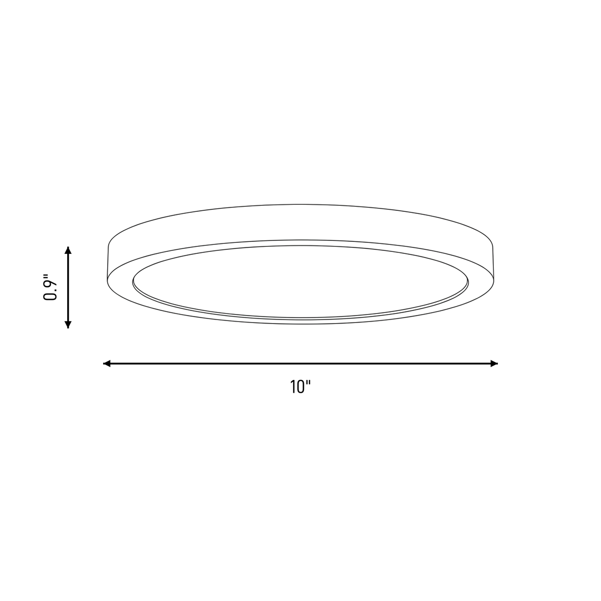 Savoy House 6-3333-10-WH LED Plafonnier en blanc