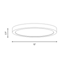 Savoy House 6-3333-10-WH LED Plafonnier en blanc