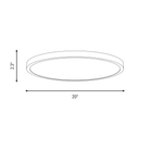 Savoy House 6-3333-20-WH LED Plafonnier en blanc
