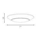 Savoy House 6-5CCT-7-BK LED 5CCT Disc Light in Matte Black