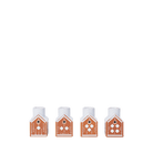 Kähler 693538 Porte-bougies de l'Avent en forme de pain d'épice, marron