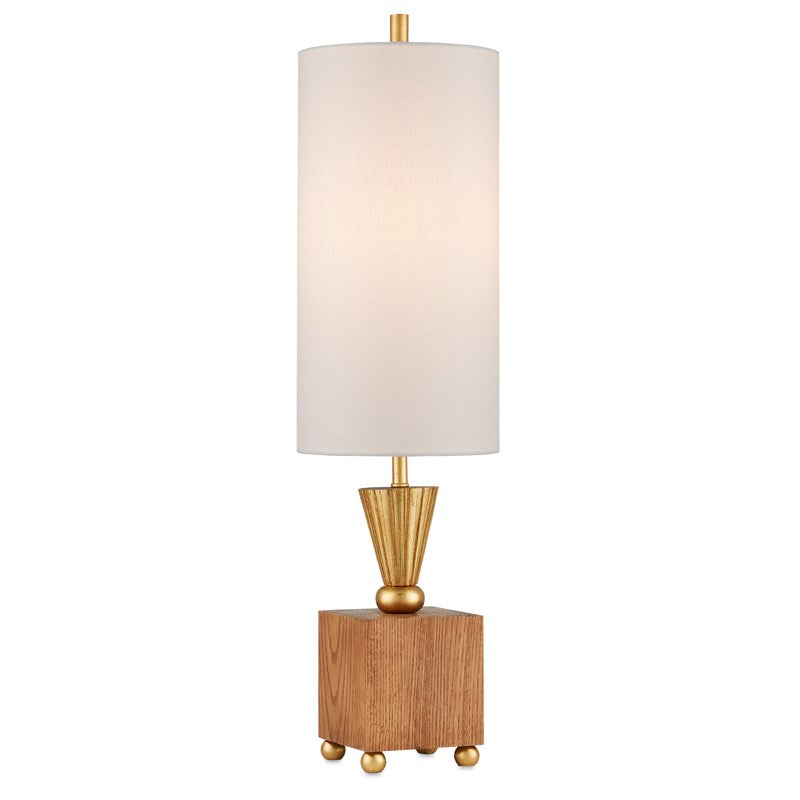 Currey and Company - 6000-0865 - One Light Table Lamp - Ballyfin - Classic Honey/Gold Leaf