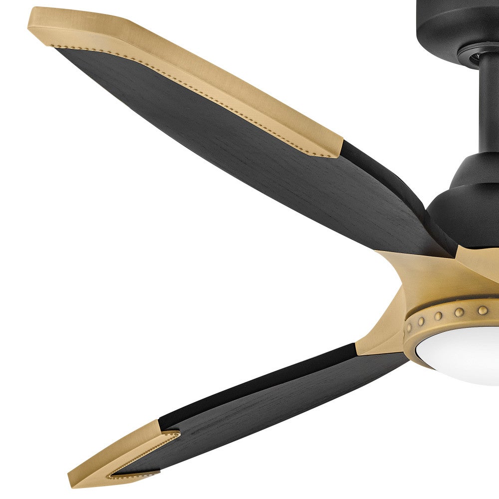 Éclairage intelligent Hinkley Lighting 906760FMB-LDD Aileron LED Ventilateur  en noir mat