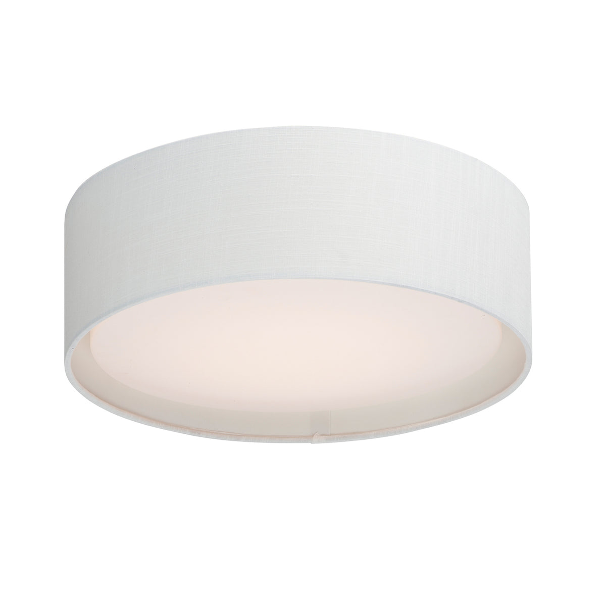 Maxim Lighting 60232WL Prime 20" LED Flush Hi-Lo Dim Sensor in White Linen