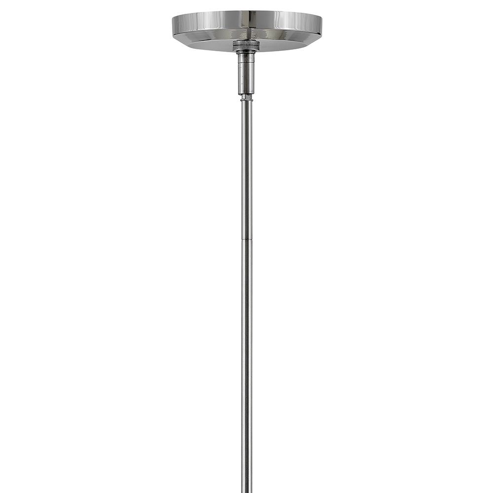 Lampe Hinkley Lighting 6033PCM, tige de 12 pouces, modèle 6033 en chrome poli
