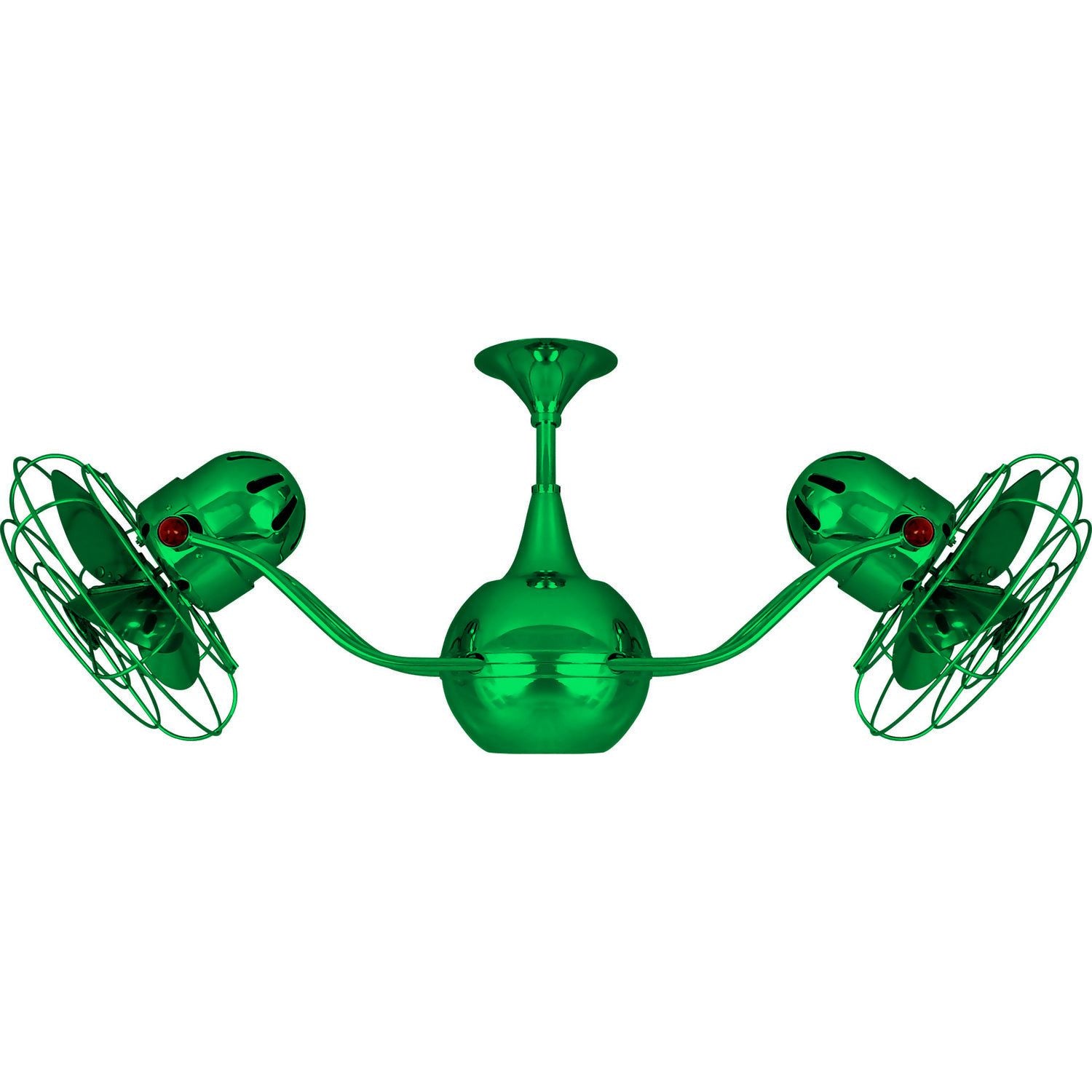 Matthews Fan Company - VB-GREEN-MTL - 42"Ceiling Fan - Vent-Bettina - Green
