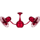 Matthews Fan Company - VB-RED-MTL - 42"Ceiling Fan - Vent-Bettina - Red