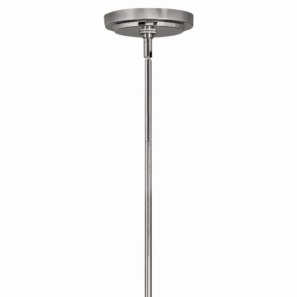 Luminaire Hinkley Lighting 6036PN, tige de 30,5 cm (12 po), finition nickel poli
