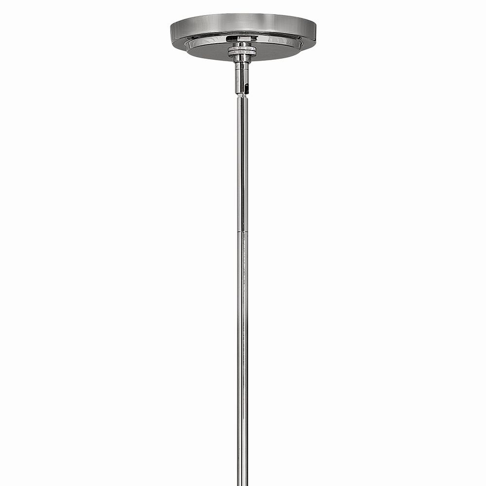 Luminaire Hinkley Lighting 6036PN, tige de 30,5 cm (12 po), finition nickel poli