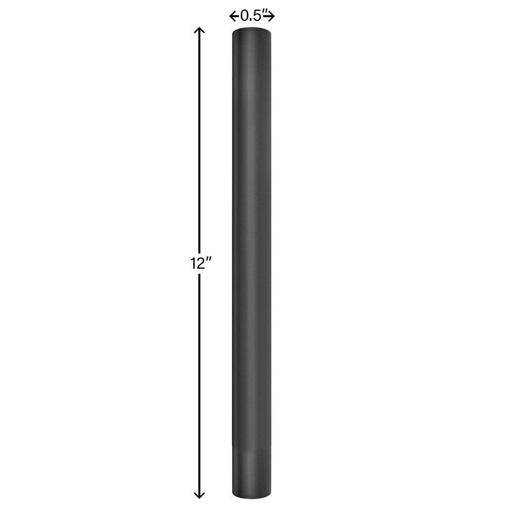 Lampe Hinkley Lighting 6037BK, tige de 12 pouces, modèle 6037, noire
