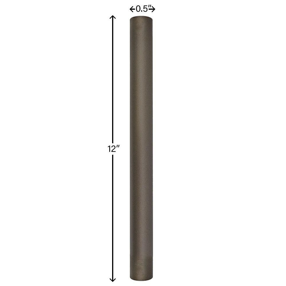Lampe Hinkley Lighting 6037OZOD, tige de 30,5 cm (12 po), finition bronze huilé.