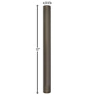 Hinkley Lighting 6037OZOD 12" Stem 6037 in Oil Rubbed Bronze