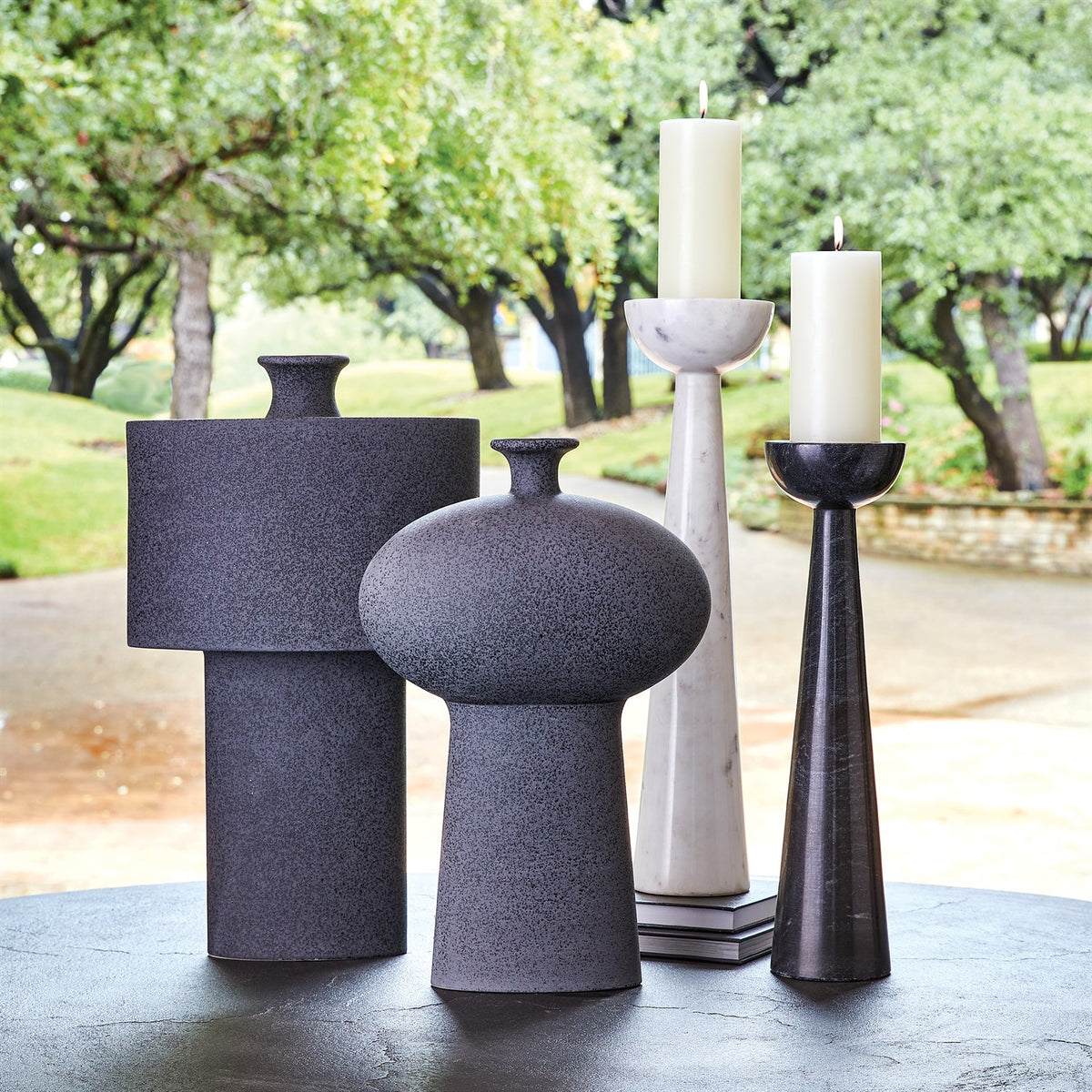 Round Top Candle Stands