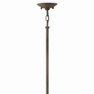 Lampe Hinkley Lighting 6063VI, tige de 30,5 cm (12 pouces), modèle 6063 en fer vintage