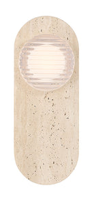 Eurofase 50272-013 Sternn Natural Stone LED Outdoor Wall Sconce in Travertine