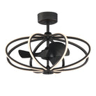 Maxim Lighting 61005BK Solstice WiFi-enabled LED Fandelight in Black