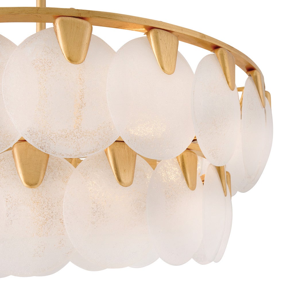 Fredrick Ramond FR46519DA Essie Pendant in Distressed Brass