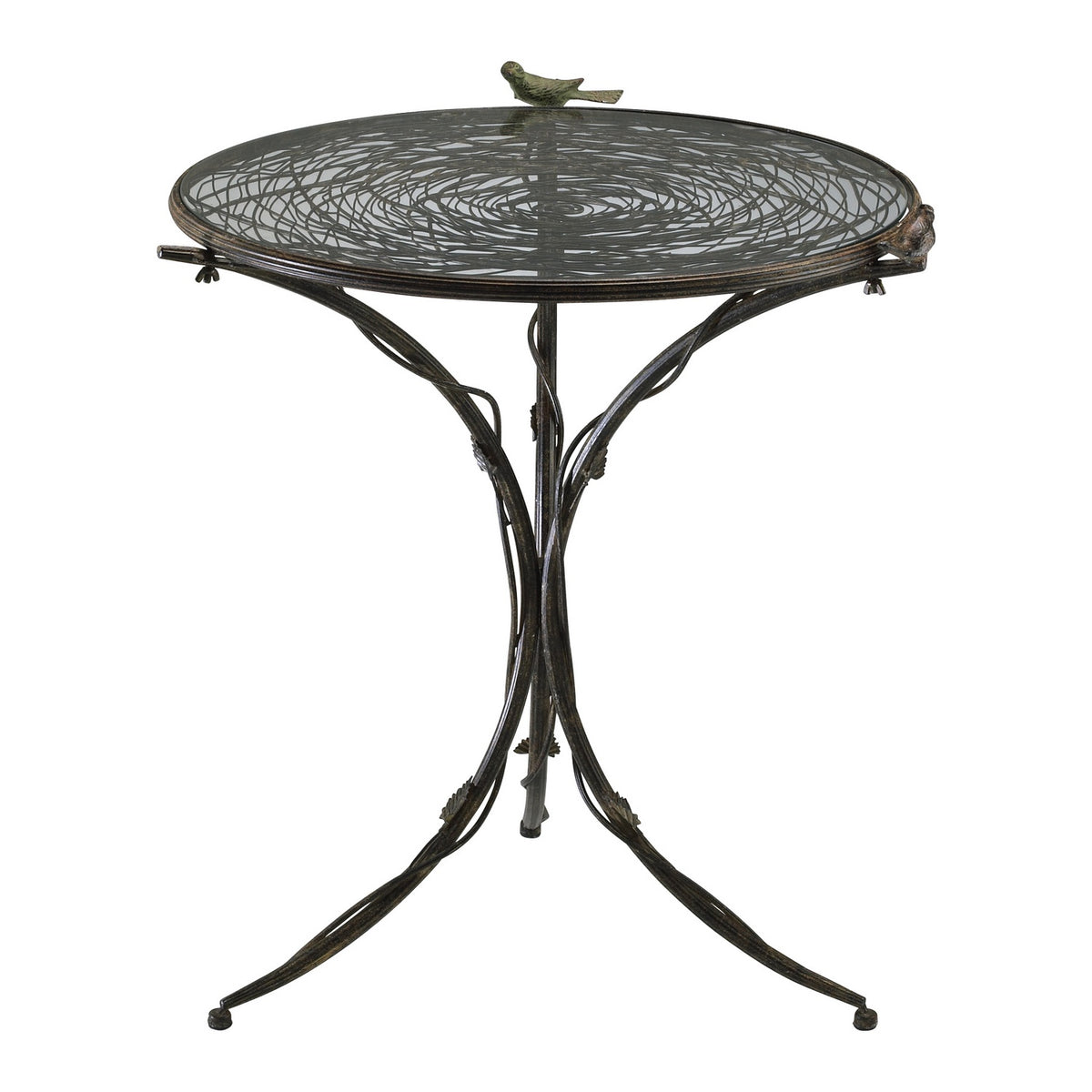 Cyan Canada - 01644 - Bistro Table - Bird - Muted Rust