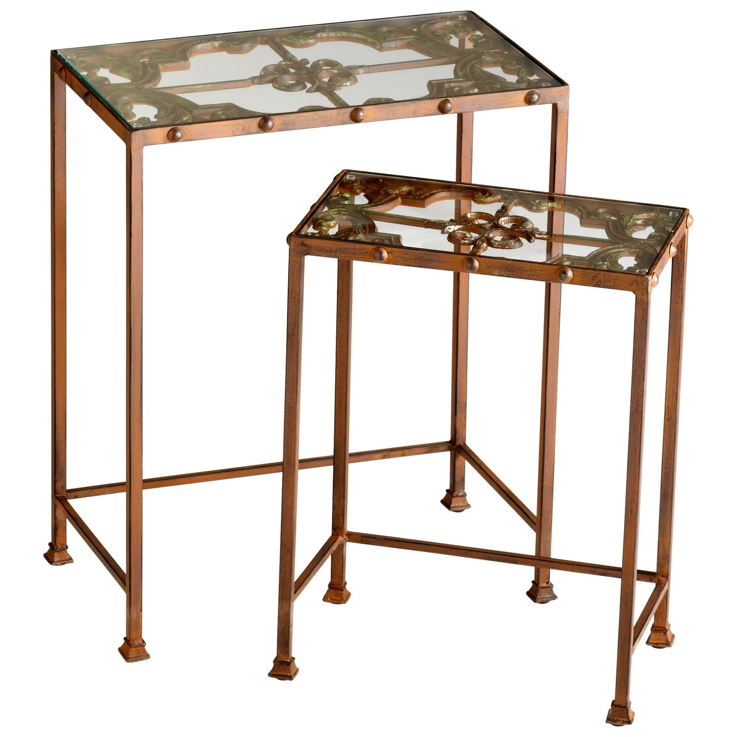 Cyan Canada - 04887 - Tables gigognes - Gunnison - Rouille