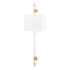 Hudson Valley Lighting 6122-AGB Wertham Wall Sconce in Aged Brass