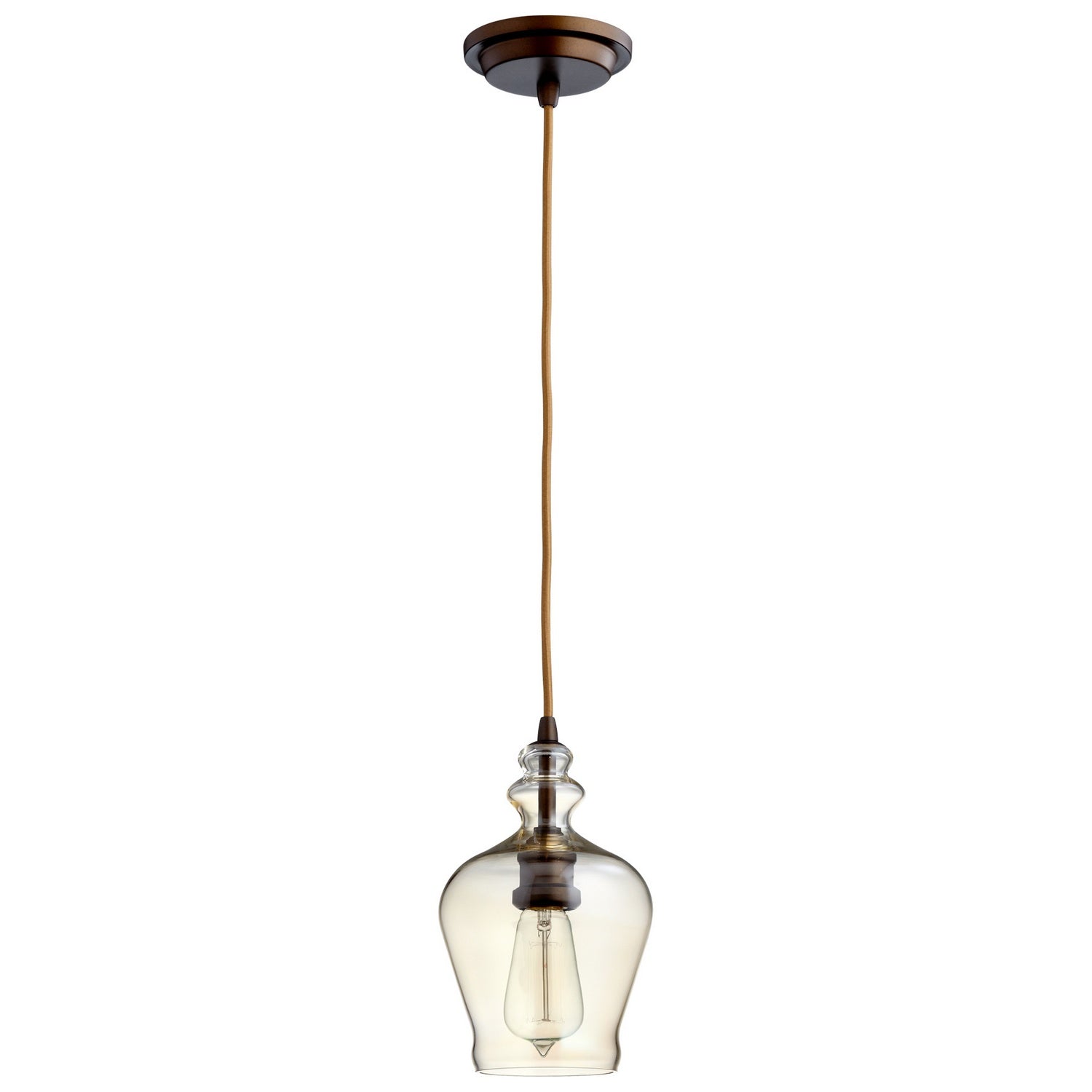 Cyan Canada - 06062 - One Light Pendant - Calista - Oiled Bronze