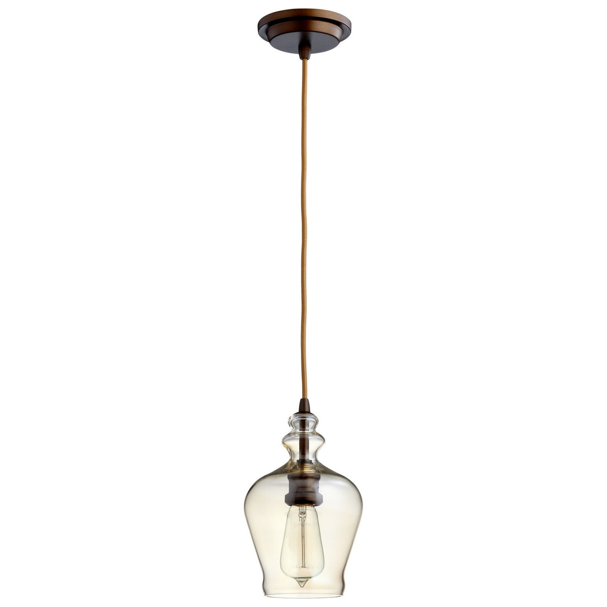 Cyan Canada - 06062 - One Light Pendant - Calista - Oiled Bronze