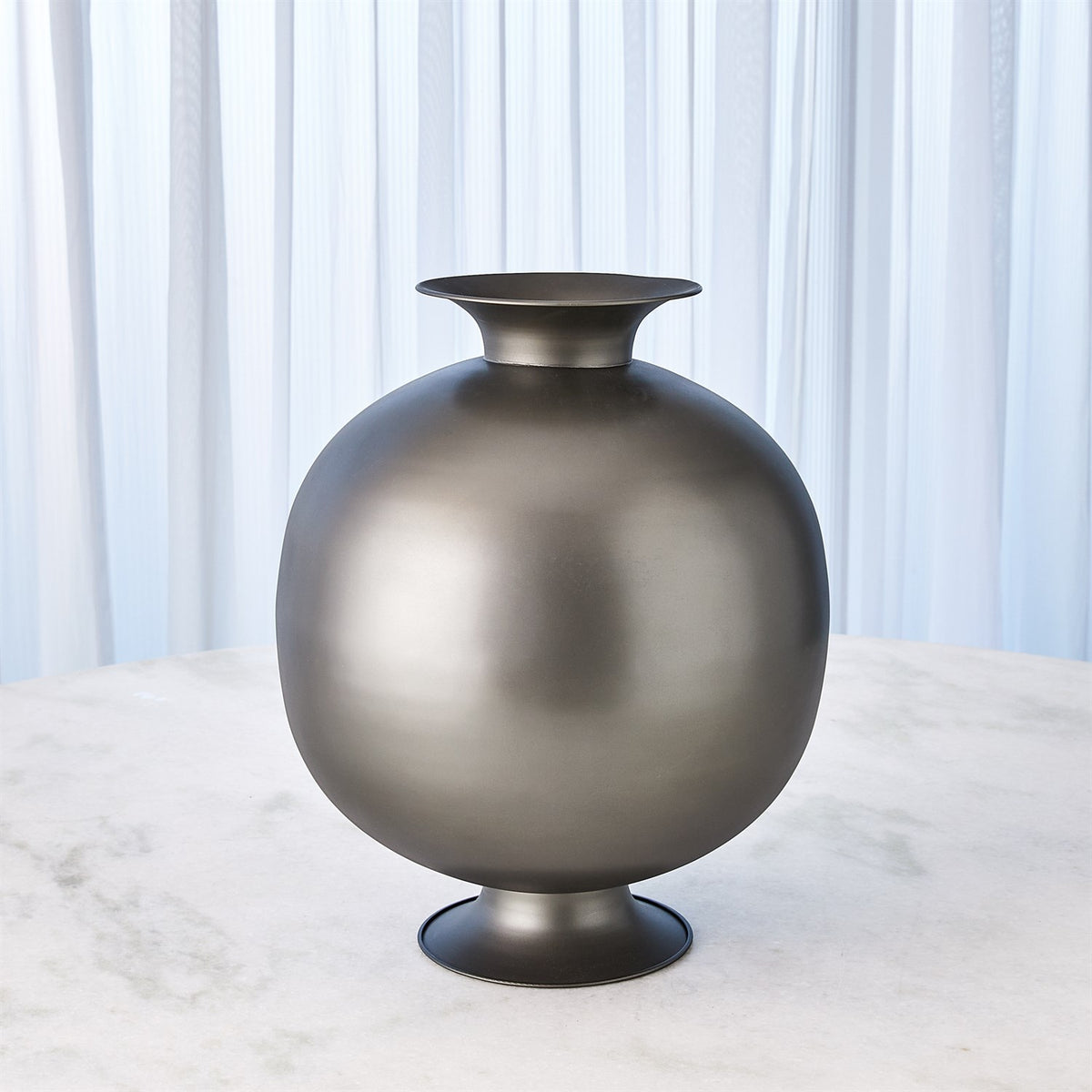 Bronzino Baluster Gunmetal Vase