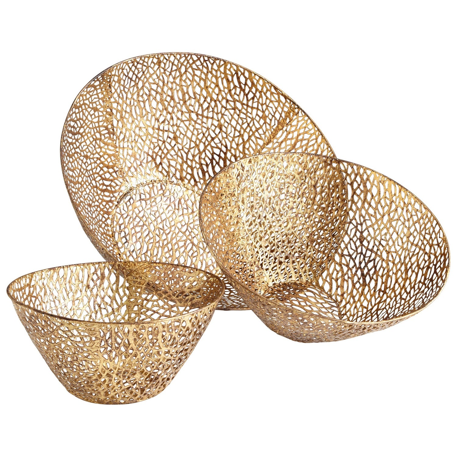 Cyan Canada - 06224 - Bowl - Sydnes - Antique Gold