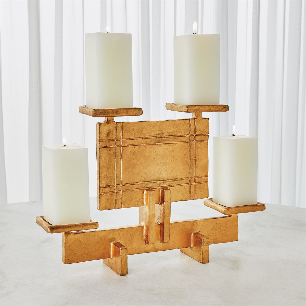 Industrial Era Candleholder