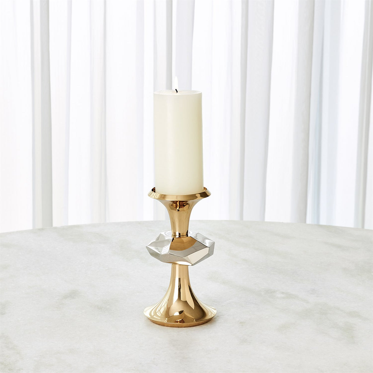 Bougeoirs en laiton Gabriel