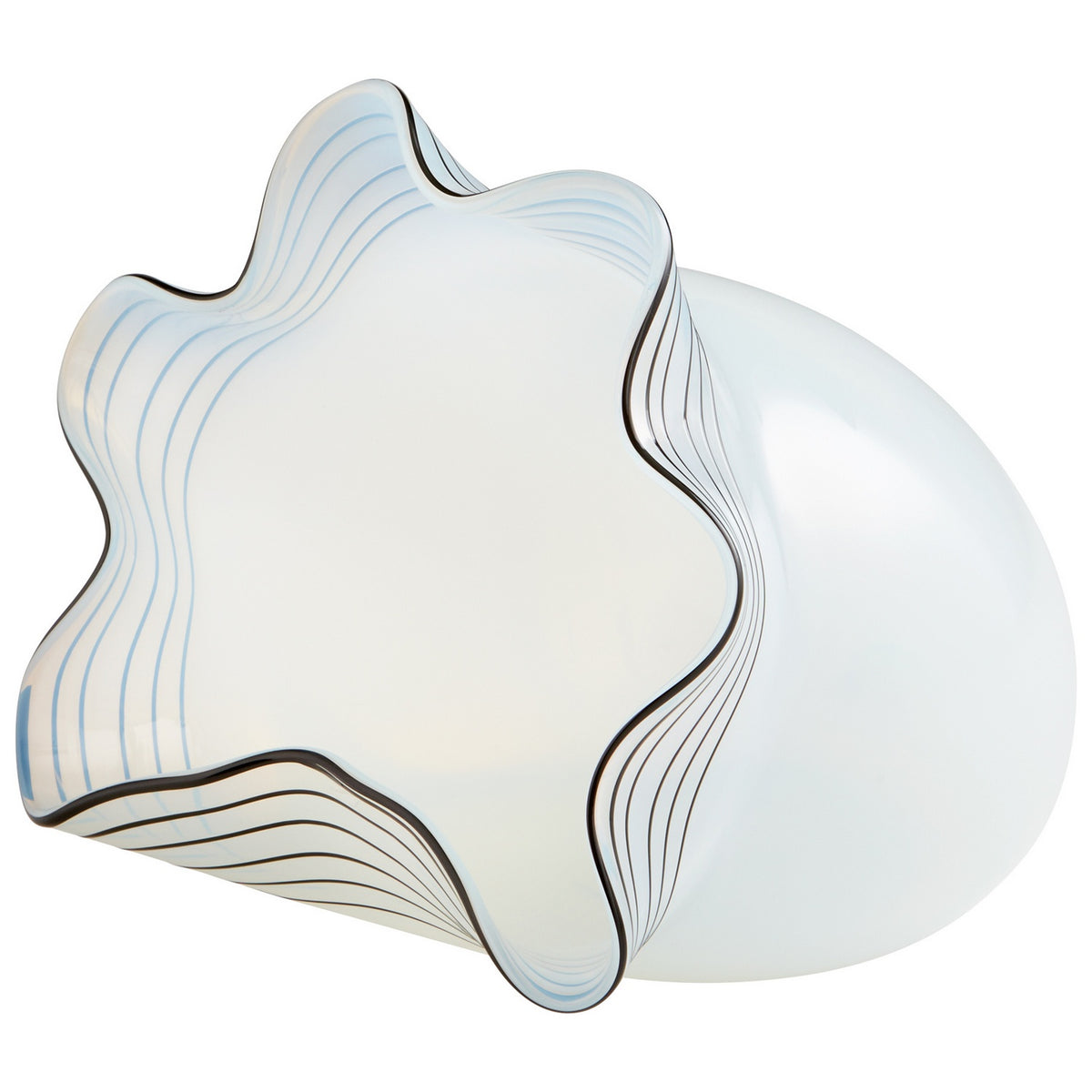 Cyan Canada - 06735 - Vase - Gelée Lune - Blanc