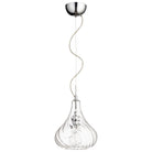 Cyan Canada - 06805 - Une lumière Suspension - Enroulement - Chrome