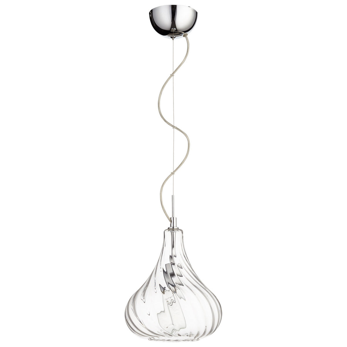 Cyan Canada - 06805 - One Light Pendant - Winding - Chrome