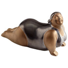 Cyan Canada - 06882 - Sculpture - Yoga Sue - Bronze et noir