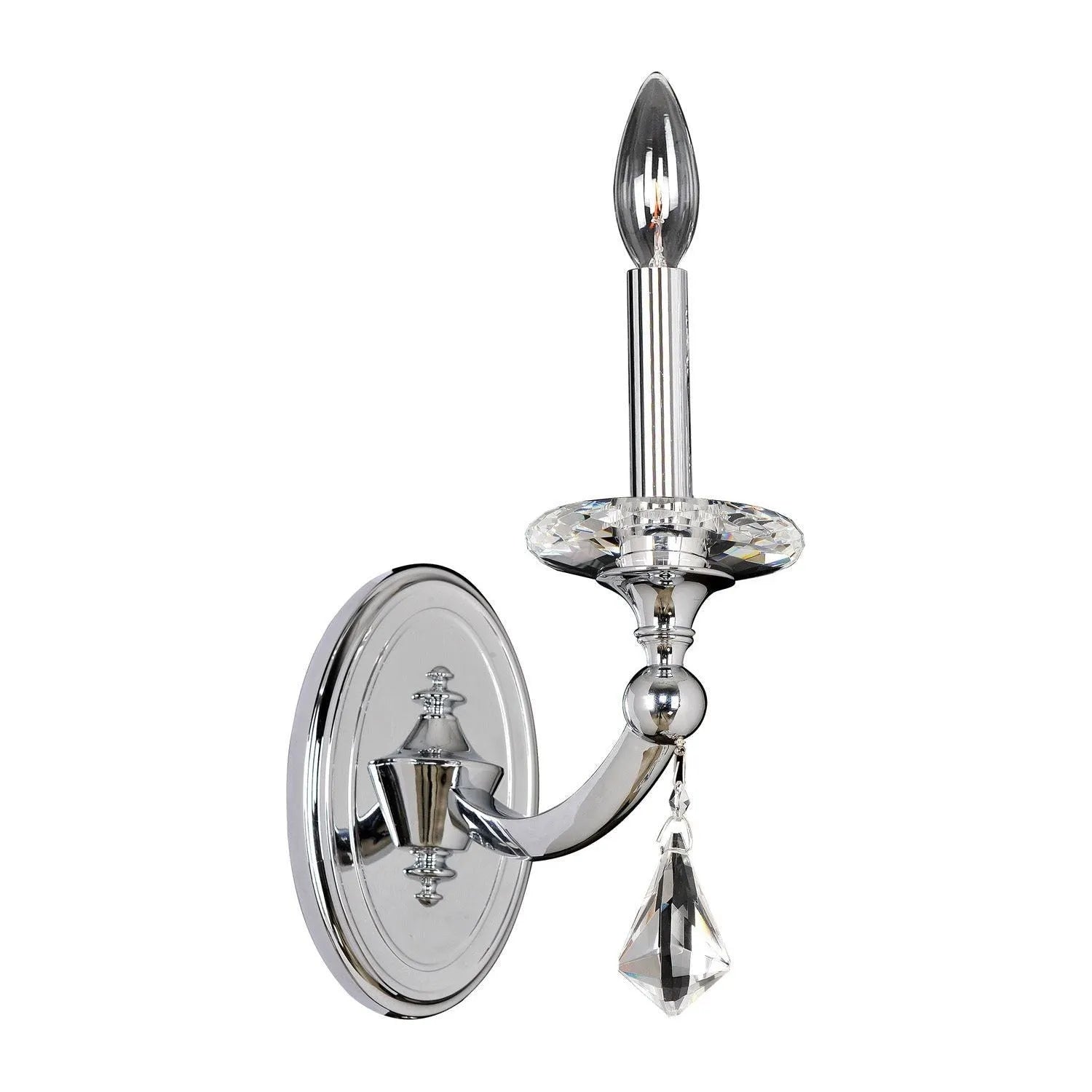Allegri - 012121-010-FR001 - One Light Wall Bracket - Floridia - Chrome