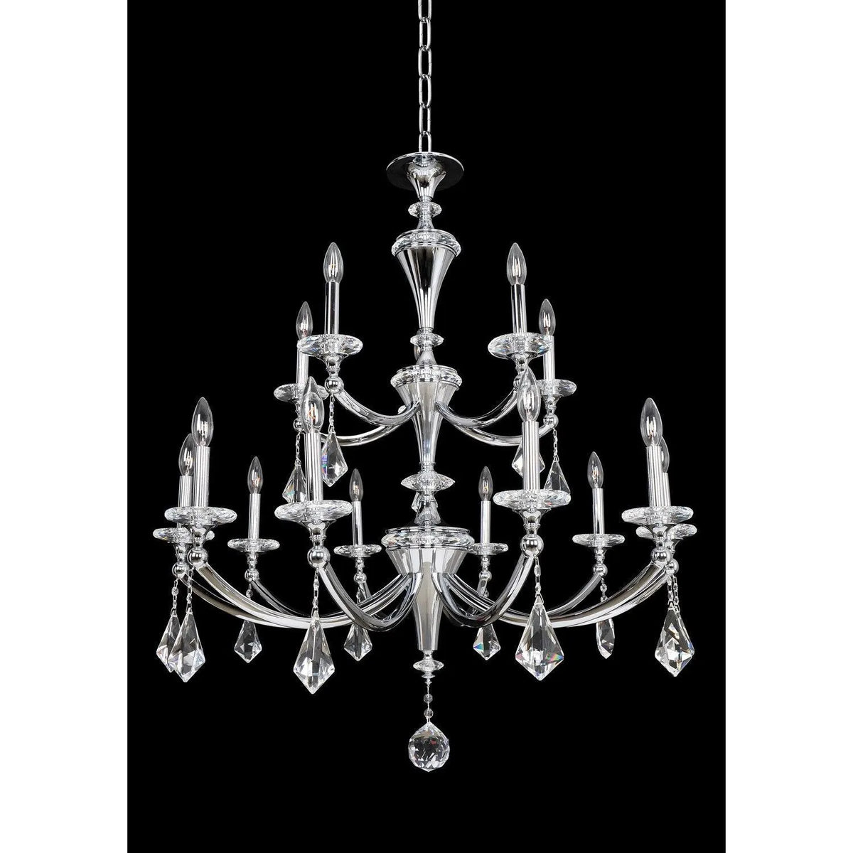 Allegri - 012173-010-FR001 - 15 Light Chandelier - Floridia - Chrome