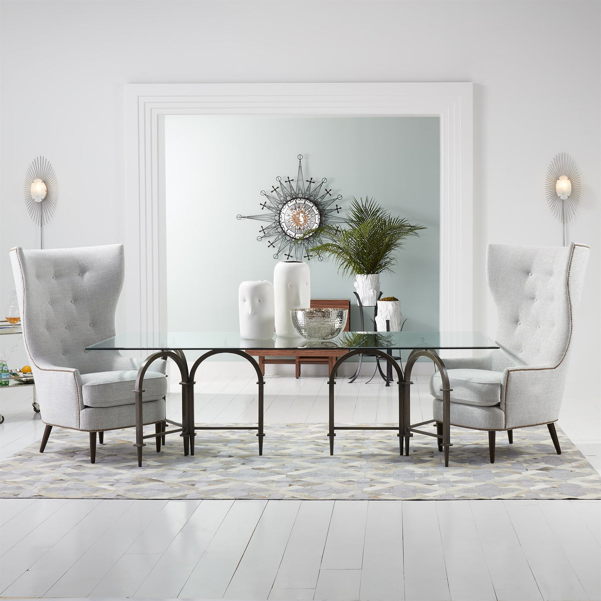 Radial Burst Electrified Wall Sconce