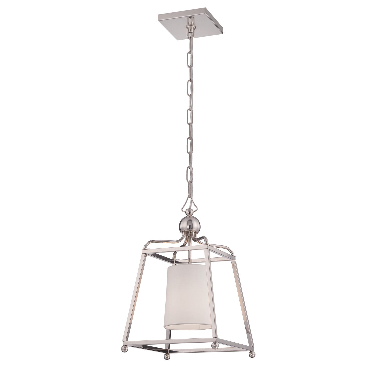 Crystorama - 2240-PN - Une lampe Suspension - Sylvan - Nickel poli