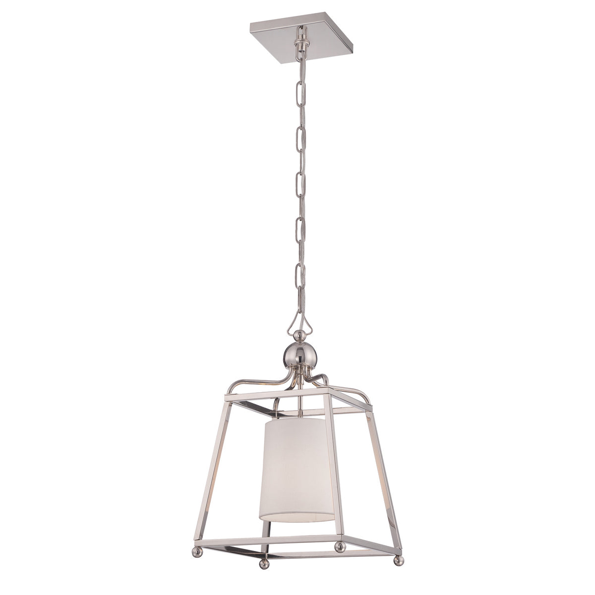 Crystorama - 2240-PN - Une lampe Suspension - Sylvan - Nickel poli