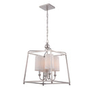 Crystorama - 2245-PN - Quatre lumières Suspendu - Sylvan - Nickel poli