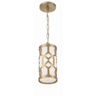 Crystorama - 2260-AG - Une lumière Suspension - Jennings - Laiton vieilli