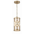 Crystorama - 2260-AG - Une lumière Suspension - Jennings - Laiton vieilli