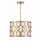 Crystorama - 2265-AG - Three Light Chandelier - Jennings - Aged Brass