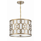 Crystorama - 2265-AG - Three Light Chandelier - Jennings - Aged Brass