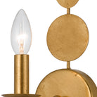 Crystorama - 541-GA - Une lumière Murale - Layla - Or antique