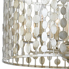 Crystorama - 546-SA - Six lumières Suspendu - Layla - Argent antique