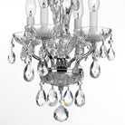 Crystorama - 5534-CH-CL-MWP - Mini lampe à quatre lumières Suspendu - Welton - Chrome poli