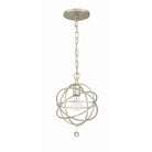 Crystorama - 9220-OS - Une lumière Suspension - Solaris - Vieil Argent