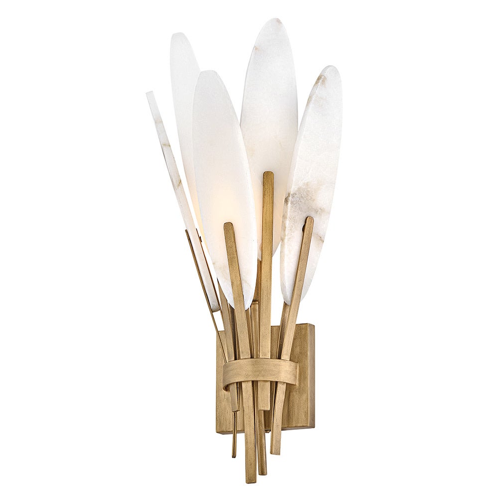 Applique murale Fredrick Ramond FR43100BNG Nerine en albâtre doré bruni